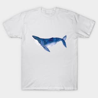 Humpback Whale in watercolor T-Shirt